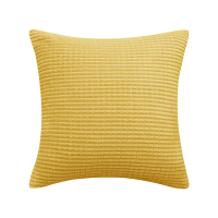 Deconovo fluweelkussenhoes goudkleurig 50 x 50 cm   1 stuk