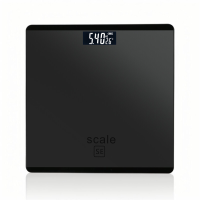 Sparoma AD 26 grijszwarte elektronische weegschaal – 2 AAA batterijen (niet inbegrepen), 180 kg draagvermogen, 0,05 kg hoge nauwkeurigheid, 4 mm gehard glas, LCD scherm, geschikt voor badkamer, slaapkamer en thuisgebruik