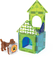 252013DH   MAGNA TILES   Hondenhuis 13 delige set