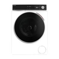 SHARP Wasmachine   8 kg. 1400 Rpm, Energieklasse A ( 20%), DoubleJet technologie, Invertermotor, Wit, ESNFB814CWDACB