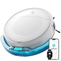 Lefant M310 Ultra Robotstofzuiger 6000Pa zuigkracht met ToF lasernavigatie, nauwkeurige obstakelvermijding, anti klit, ideaal voor dierenhaar en harde vloeren, bediening via app/Alexa