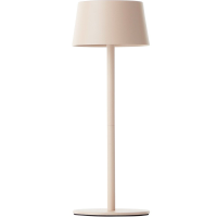 Brilliant LED tafellamp voor buiten, 25 cm, 170 lm, dimbaar, op zonne energie & USB, IP44, beige