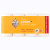 G'woon 3 laags toiletpapier 16 rollen 3 laags 16 rollen