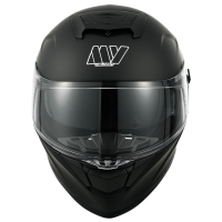[€20 Korting met coupon] MY beschermende motorhelm met geïntegreerd zonnevizier, ECE 22.06 Gecertificeerd, motorhelm voor straatgebruik voor volwassenen (936 serie) – Mat zwart – Maat:XXL