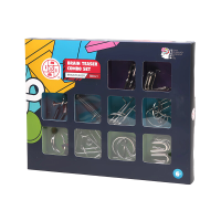 MIMI educatief speelgoed 10 in 1 metalen hersenkraker set ring logisch speelgoed oefent handen en hersenen verjaardagscadeaus voor alle leeftijden