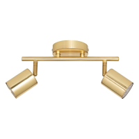 Atmosphera Vico Wandlamp   Goud Metaal, 28 x 10 x 16,5 cm