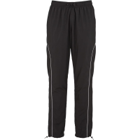 Urban Classics trainingsbroek met bies en panelen zwart XL