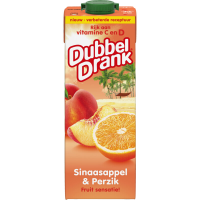 DubbelDrank Orange Peach Juice   1 L