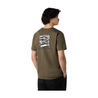 The North Face heren T shirt NF0A8E3H nieuw taupegroen/TNF zwart M
