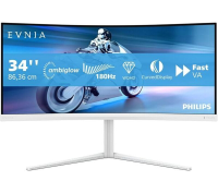 Philips Evnia 86,4 cm UWQHD 180 Hz Adaptive Sync VA gebogen gamingmonitor