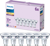 Philips LED Spot   35 W   GU10   Warmwit licht   6 stuks