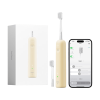 Laifen Wave Special editie elektrische tandenborstel, oscillerende en vibrerende sonische tandenborstel voor volwassenen met app en 2 opzetborstels (geel)