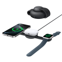 Anker B25M8H11 draadloze oplader voor koptelefoon, headset, smartphone en smartwatch   zwart   snelladen   voor binnen