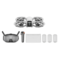 【Terug naar school】DJI Neo Motion Fly More Combo, minidrone met 4K UHD camera voor volwassenen, 135 g zelfvliegende drone die je volgt, handstart, onderwerpvolging, QuickShots, met RC Motion 3 en 3 batterijen.