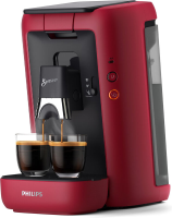 Philips CSA260/90 Senseo Maestro Pod Coffee Machine   1450 W   1 of 2 kopjes   Instelbare intensiteit   Automatische uitschakeling   0,9 liter watertank   Rood