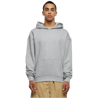 Urban Classics ultrazware hoodie van sweatstof en fleece   hoodies grijs XXL