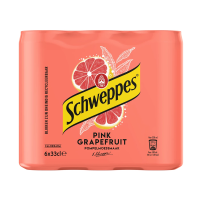 Schweppes Pink Grapefruit   6 x 330 ml