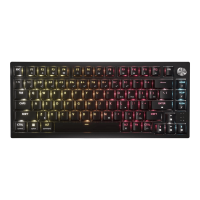 Corsair K65 PLUS Draadloos Mechanisch Gaming Toetsenbord   US QWERTY   MLX Fusion Tactiel