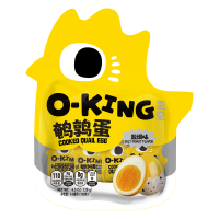 Yan Jin Pu Zi O king Gekookte kwarteleieren Gezouten geroosterde smaak Snack 128 g (Individueel verpakt)