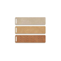 Fleece lichtbord 3 delige set   Karamel (Per stuk: 15 x 60 cm)