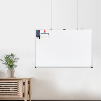 Deli whiteboard 1500 x 900 mm voor de vergaderkamer en het kantoor   wit, 1 pack
