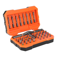 IFIXPRO 42 in 1 magnetische multifunctionele bit ratelschroevendraaierset, vaderdagcadeau, reparatiegereedschapsset met opbergdoos, geschikt voor computers, brillen, fietsen, horloges, deurbellen, meubels en doe het zelf (oranje)