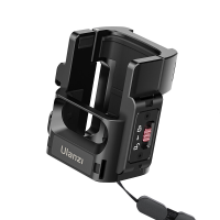 Ulanzi PK 06 uitbreidingsadapteraccessoire voor DJI Osmo Pocket 3, aluminium beschermkooi, metalen houder met 1/4 inch schroefgaten, interface voor actioncamera, accessoires voor DJI Osmo Pocket 3