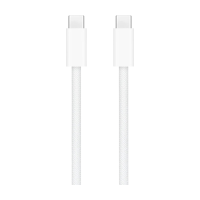 Apple USB C naar USB C geweven oplaadkabel, wit