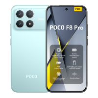 POCO F8 Pro Blauw 12 GB RAM 512 GB ROM, Dimensity 9500 Processor, 8500 mAh Batterij, Ultrahelder AMOLED Display, 50 MP Light Fusion 600 Hoofdcamera met OIS, Origineel met Officiële Garantie eSIM, Dual SIM, NFC