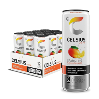 CELSIUS bruisende mango limonade   12 x 250 ml