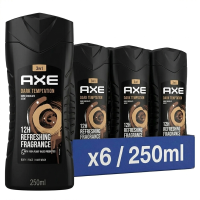 AXE Douchegel Dark Temptation 250 ml (6 Pack)