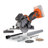 Powerplus Dual Power Mini Invalzaag POWDP25400   20 V, Ø89mm, Max Snijdiepte 28 mm   Zonder Accu & Lader