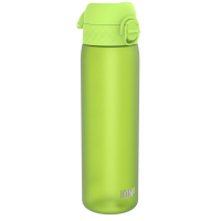 ION8 waterfles, 500 ml/18 oz, lekvrij, eenvoudig te openen, veilige vergrendeling, vaatwasserbestendig, BPA vrij, hygiënische flip dop, draaggreep, past in bekerhouders, eenvoudig te reinigen, CO₂ neutraal, groen