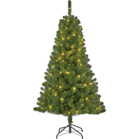 Black Box kunstkerstboom Charlton met 200 lampjes warm wit D 91 H 155 cm
