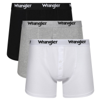 WRANGLER Trunk tait met knoopjes   zwart/wit/grijs   maat S