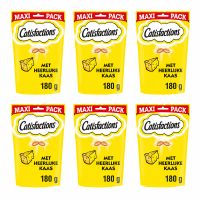 Catisfactions Kattensnack Kaas Maxipack 6 x 180 g
