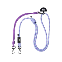 Beneunder LC376, lange verstelbare telefoonlanyard, paars