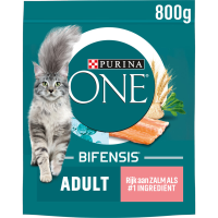 Purina ONE Adult Zalm   Volkoren Granen   800 g