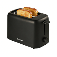 Ochama Broodrooster 650 W met 6 Bruiningsstanden, Dubbelzijdige Toastmachine voor Sandwiches en Bagels, 3D Snelroosterfunctie, Compact Ontbijtapparaat