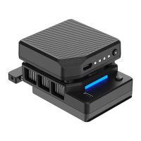 Ulanzi CU01 camerakoeler met ventilator, camerakoelsysteem met halfgeleiderkoeling, magnetische oplaadbare batterij van 3000 mAh, ventilator met 3 snelheden en automatische temperatuurregeling voor Sony/Canon/Fujifilm