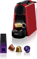 Nespresso Original, De'Longhi EN85.R Essenza Mini, Compacte espressomachine, Koffiemachine met capsules, 0,6 Liter   Rood