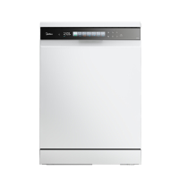 Midea MDWEF1433GW W vrijstaande vaatwasser   wit
