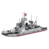 WANGE Type 052D Geleide wapenjager Bouwstenenset 376 delig voor Hobbybouwers