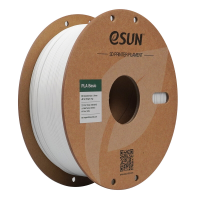 ESUN PLA Basic 3D printfilament 1,75 mm   Wit 1 kg, Hoge snelheid & hoge kosteneffectiviteit geüpgraded PLA 3D filament voor de meeste printers snelle levering