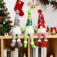 3 Stuks 13 in/33 cm kerstgnoom, elf kerstaccessoires, kerstgnooms, elf Claus pluche, kerstdecoraties voor thuis, kerstdecoratie voor boom, kersttafel open haard