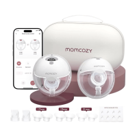 Momcozy M5 Slimme App gestuurde Borstkolf   2 Pack   Grijs