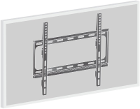 Iiyama WM1044 B1 universele muurbeugel   zwart