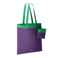 Beneunder GP155 paarse opvouwbare hand  en crossbodytas met grote capaciteit