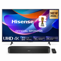 Bose TV Speaker (2e generatie) compacte soundbar – Zwart + Hisense 65A6S 65 inch 4K LED tv – Thuisbioscoopbundel