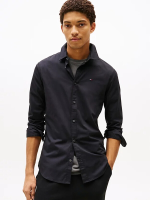 Tommy Hilfiger TJM original stretchshirt voor heren   TOMMY BLACK   XS